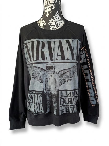 Womens Spaceman NIRVANA sweatshirt - size XL relax fit