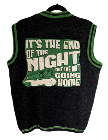 Two sided graphics Dropkick Murphys sweater vest- Men's XL