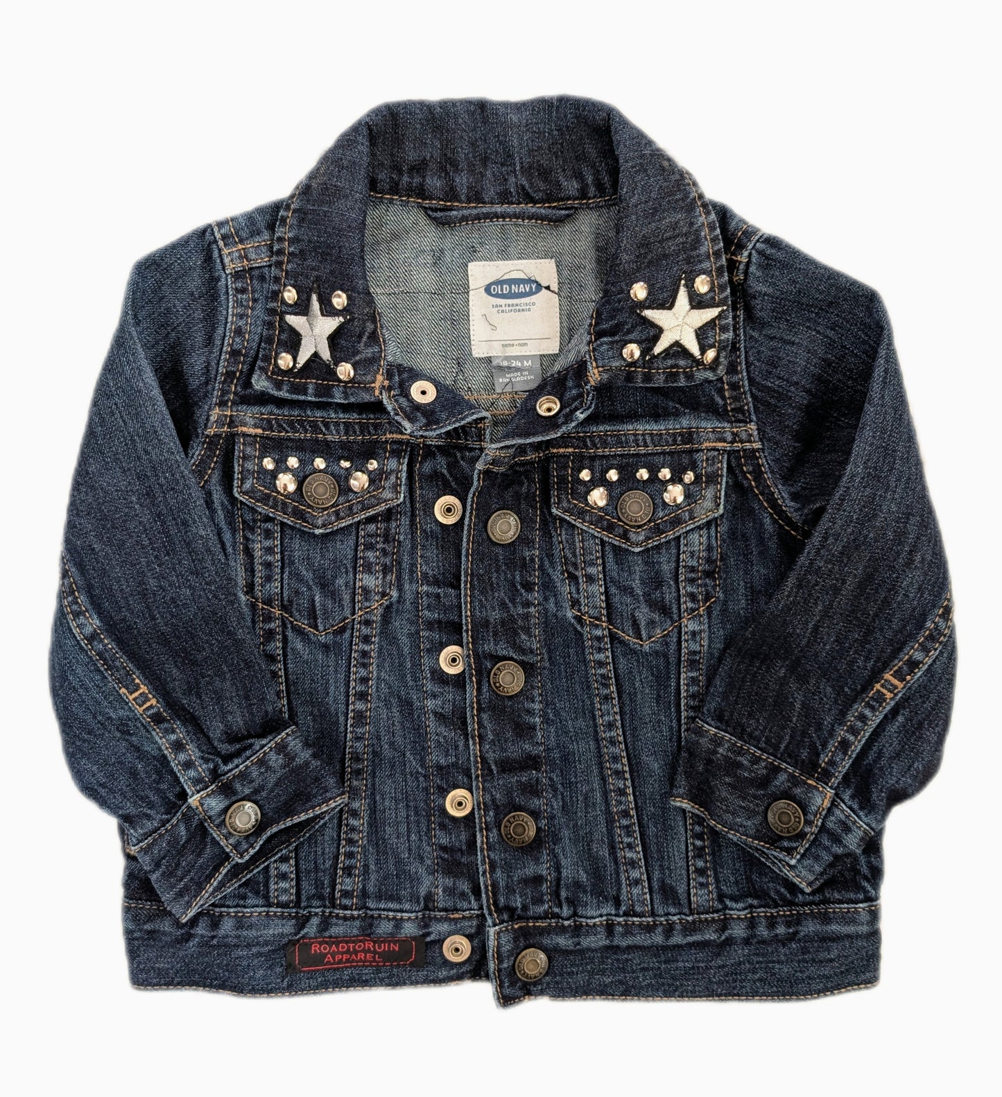 Custom Baby Blink 182 denim jacket