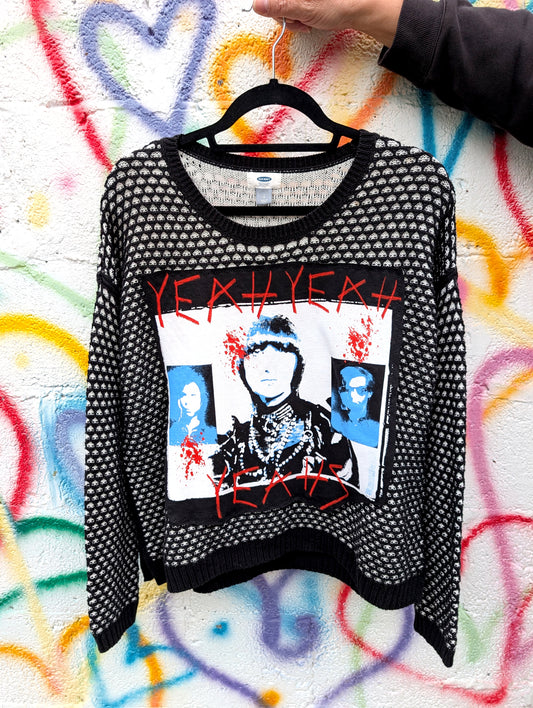 Womens YEAH YEAH YEAHS sweater - size Large