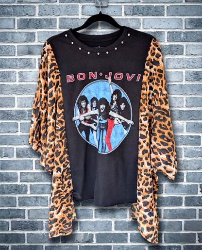 BON JOVI/ Leopard Rockimono- double side graphics