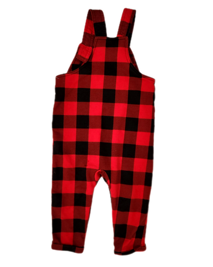BABY/ TODDLER plaid Metallica overalls- size 18-24 mos