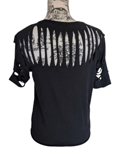 Distressed DEF LEPPARD tee- MED