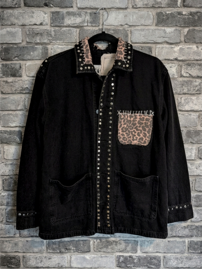 Womens BLONDIE denim Shacket - size Medium