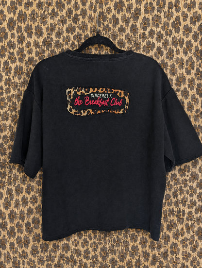 Womens The Breakfast Club oversize short sleeve sweatshirt - women L-XL