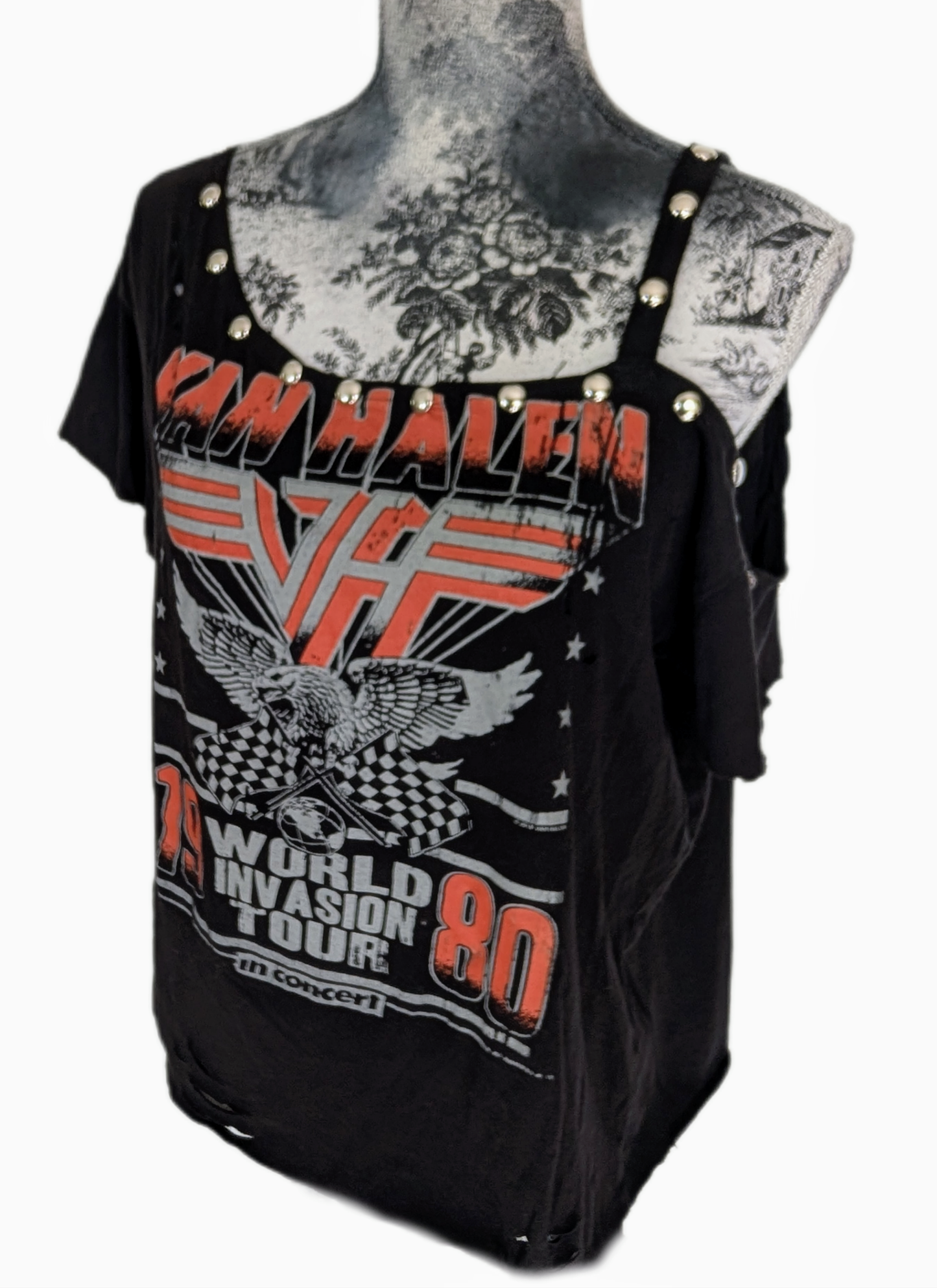 Reworked Van Halen tee- size M/L