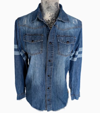 Womens The Hip denim shirt - Medium