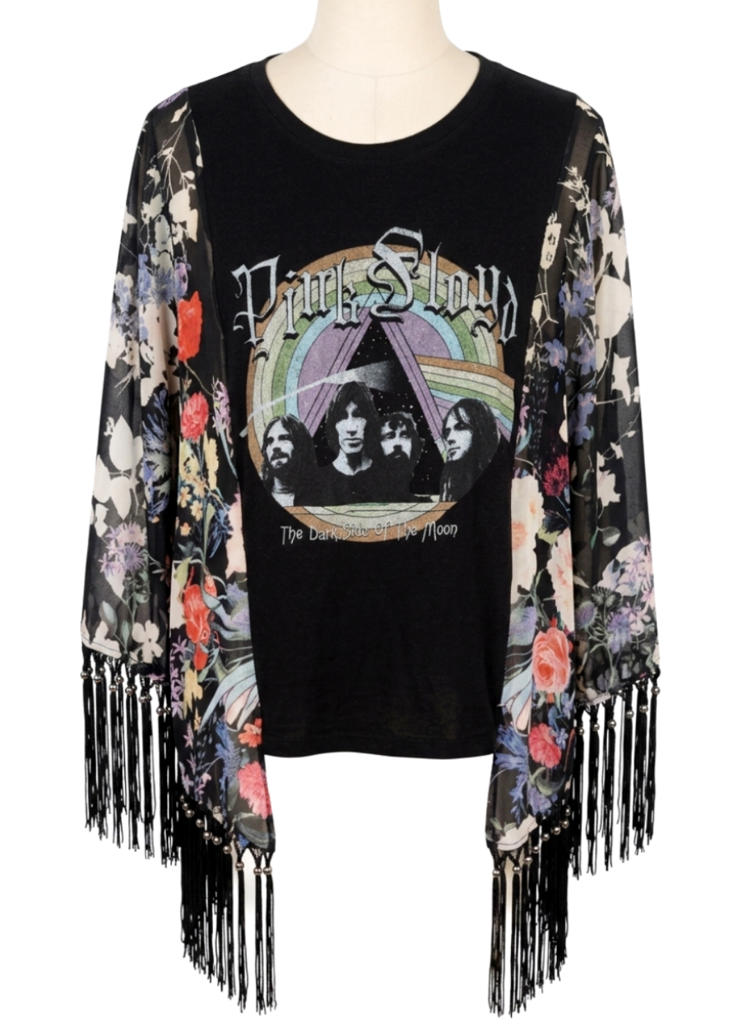 Pink Floyd/ Flower fringed Rockimono