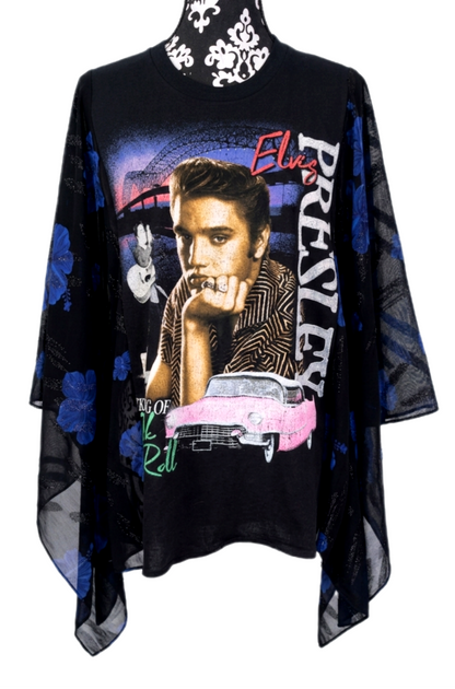 Elvis Blue Hawaii ROCKIMONO top