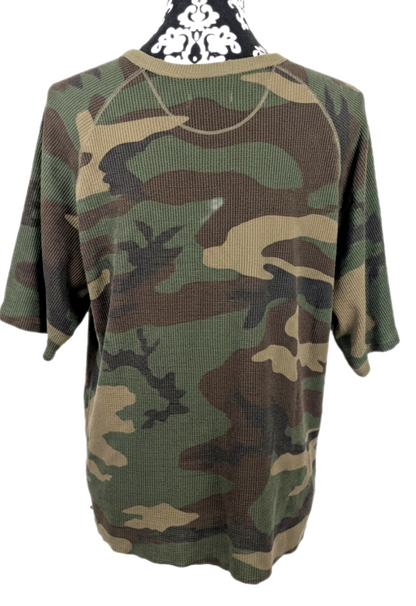 Womens camo thermal top with PANTERA - size XL