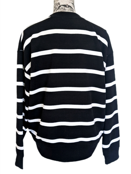 Womens Bob Dylan striped sweatshirt- XL