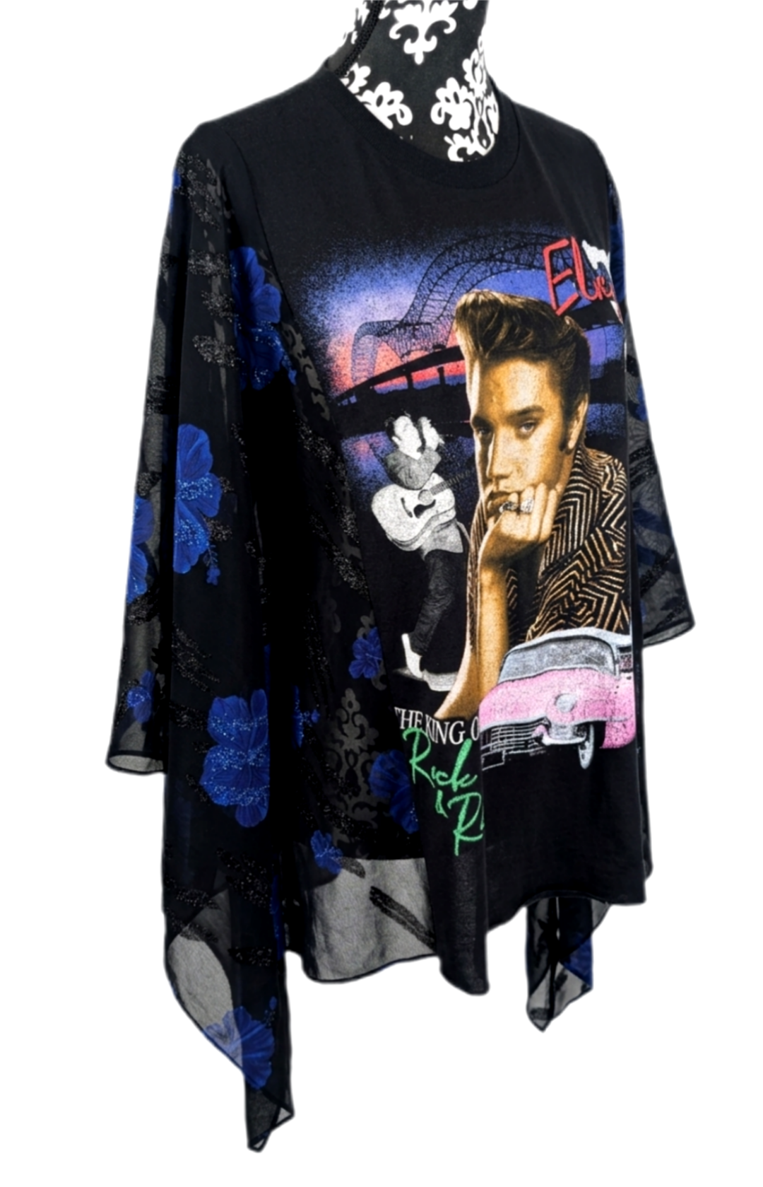 Elvis Blue Hawaii ROCKIMONO top
