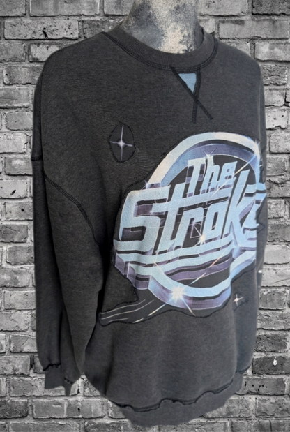 The Strokes reworked sweatshirt- men's S Womens M/ L