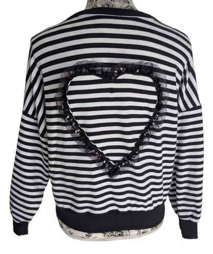 Womens My Chemical Romance sweatshirt with lace- size Small