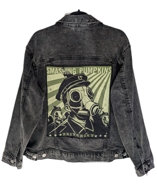 Smashing Pumpkins denim jacket- womens Large SALE!!!