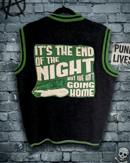 Two sided graphics Dropkick Murphys sweater vest- Men's XL