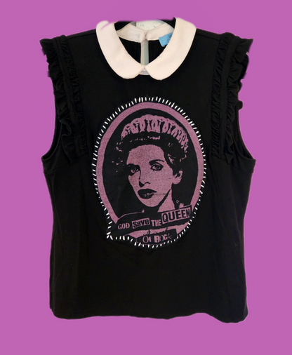 The Queen of Rock Courtney top- size Medium